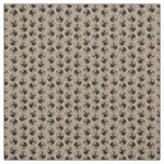 Antique Western Horse Head Emblems CUSTOM BG COLOR Fabric