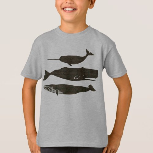 Antique Whale Nautical Sea Life T_Shirt