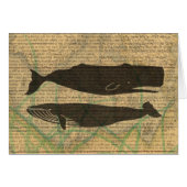 Antique Whale Nautical: Vintage Sea Life (Front Horizontal)