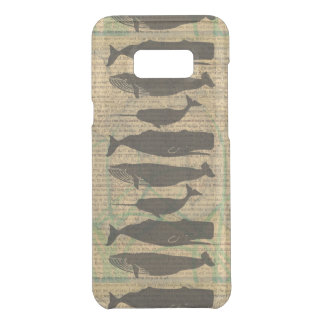  Antique Whale Nautical: Vintage Sea Life  Uncommon Samsung Galaxy S8+ Case