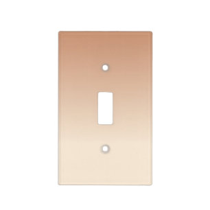 Antique White and Antique Brass Gradient Colors Light Switch Cover