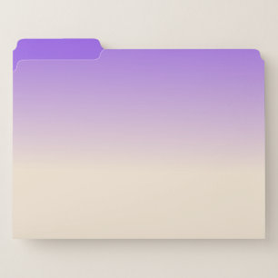 Antique White and Lavender Indigo Gradient Colors File Folder