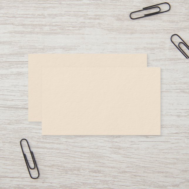 Antique White Premium Business Card (Front/Back In Situ)