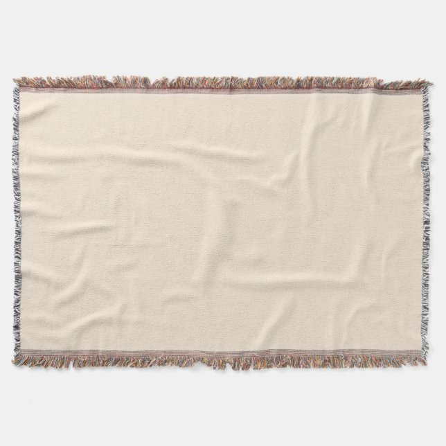 Antique White Throw Blanket (Front)
