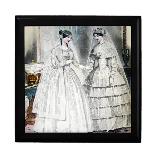 Antique White Wedding Dresses Gift Box