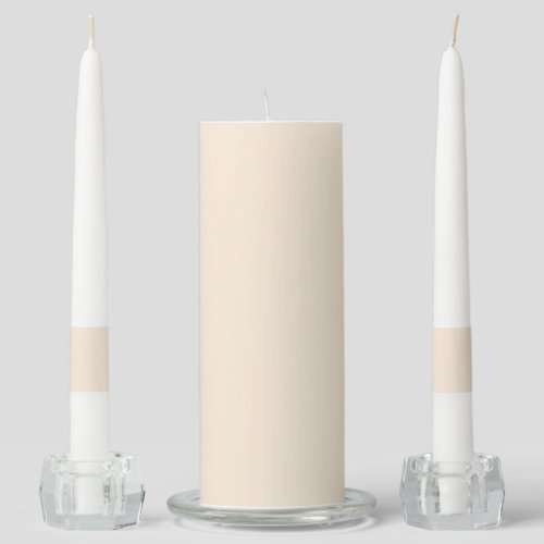 Antique White Wedding Unity Candle Set