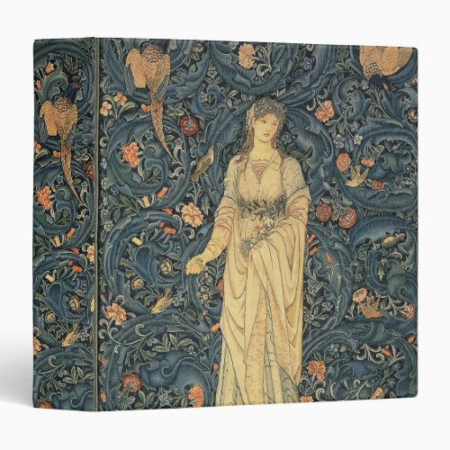 Antique William Morris Flora 3 Ring Binder