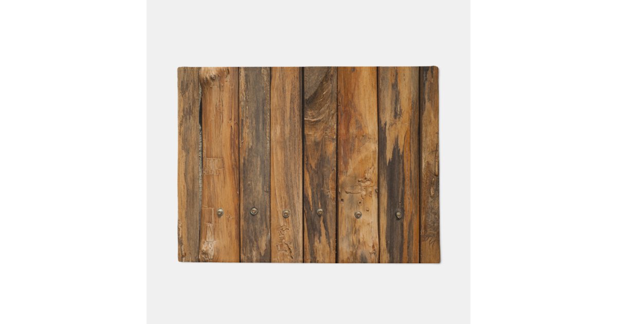 Antique Wood Door Mat | Zazzle