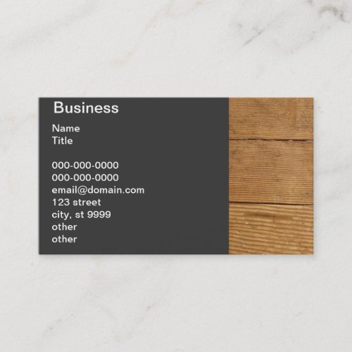 Antique Wood Floor - Fir Business Card Templates