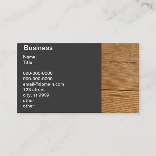 Customizable Antique Wood Floor - Fir Business Card Templates