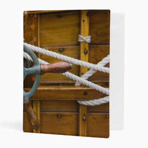 Antique Wooden Boat Mini Binder