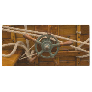 Antique Wooden Boat Wood USB Flash Drive