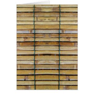 Antique Wooden Timber Wood Slats Cards