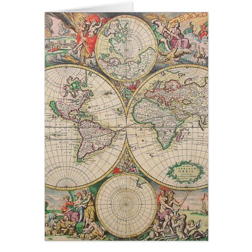 Antique World Map