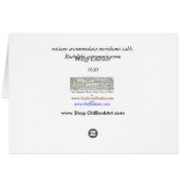 Antique World Map by Philipp Eckebrecht - 1630 Cards (Back Horizontal)