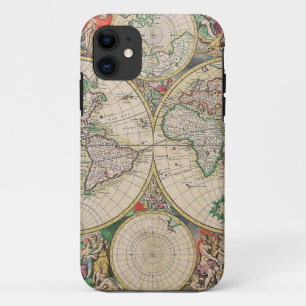 Antique World Map iPhone 11 Case