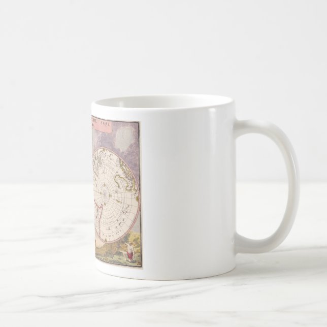 Antique World Map Coffee Mug (Right)