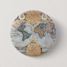 Antique world map cool