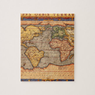 Antique World Map Jigsaw Puzzle