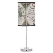 Antique World Map Lamp (Back)