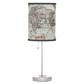 Antique World Map Lamp (Right)