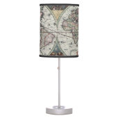 Antique World Map Lamp (Front)
