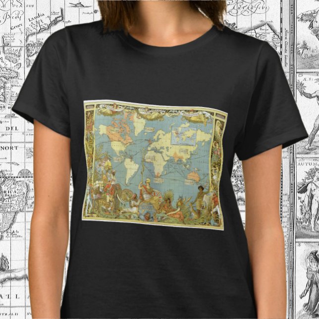 Antique World Map of the British Empire, 1886 T-Shirt (Creator Uploaded)