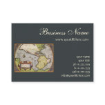 Antique World Map the Americas by Abraham Ortelius Business Card