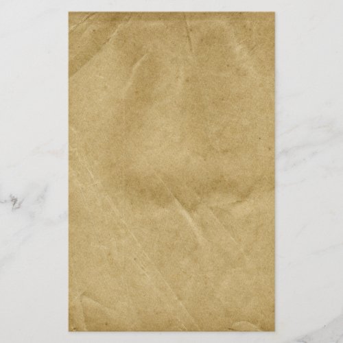 Antique Yellow Stained Creased Rustic Paper