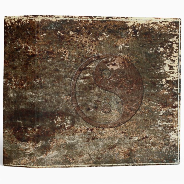 Antique Yin Yang Binder (Front/Spine)