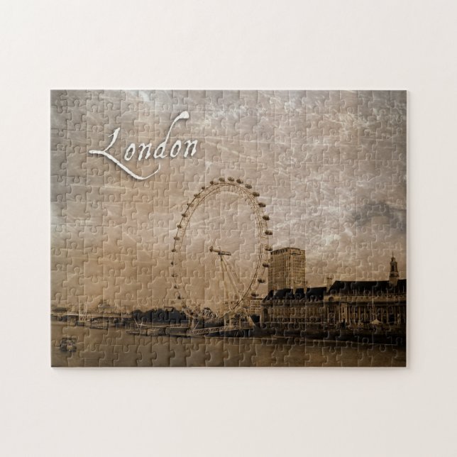 Antiqued London - puzzle (Horizontal)