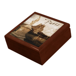 Antiqued Paris Gift Box