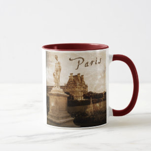 Antiqued Paris Mug