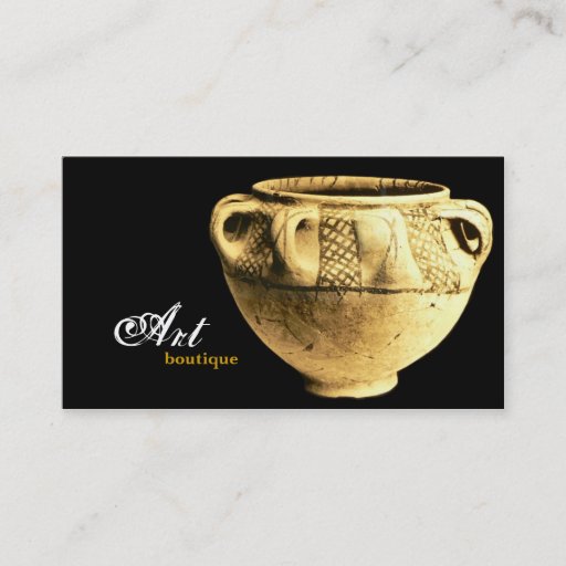 Customizable Antiques Boutique Business Card