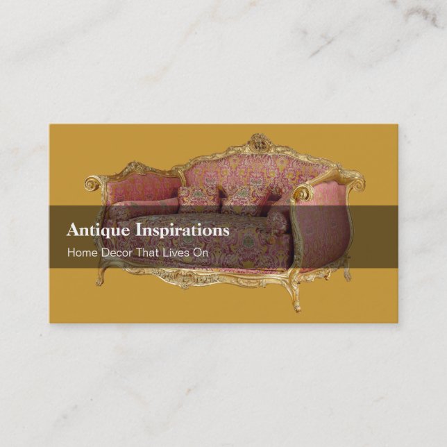 Antiques Business Cards (Front)