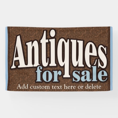 AntiquesCollectiblesCustomizable For Sale Sign