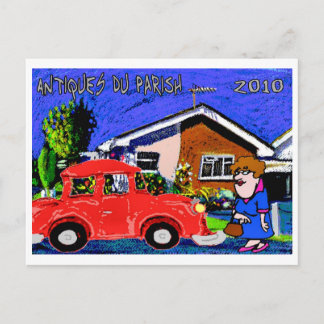 Antiques Du Parish 2010 Postcard
