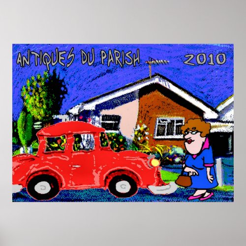 Antiques Du Parish 2010 Poster