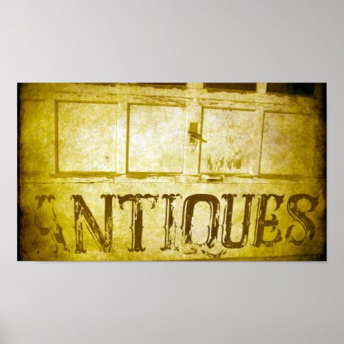 Antiques Poster