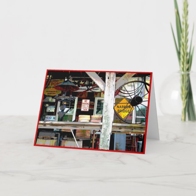 Antiques Store Card (Front)