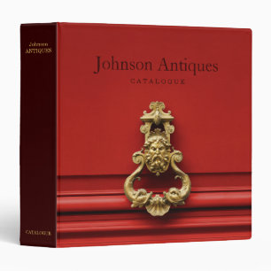 Antiques Store Catalogue Binder