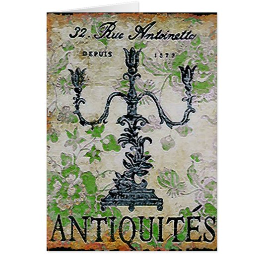 Antiquities ~ Card (Front)