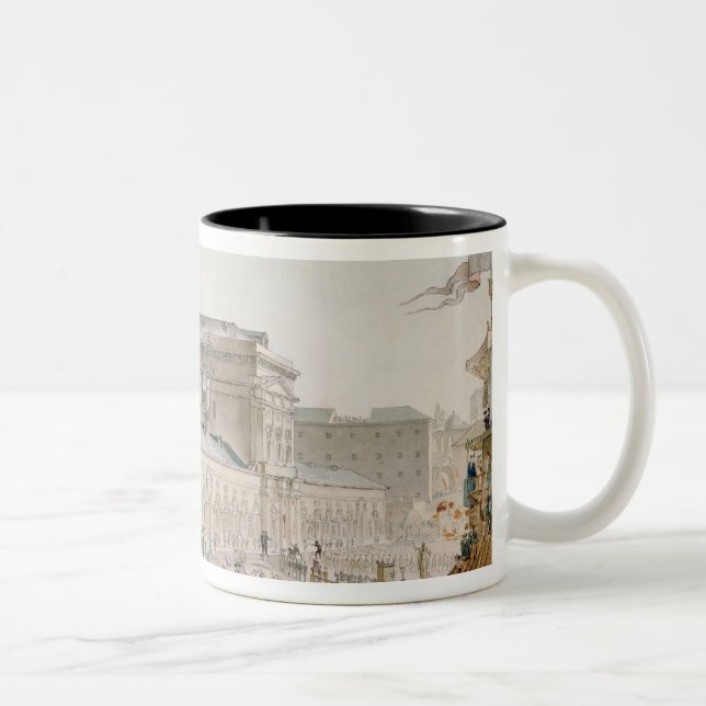 Antiquities found at Herculaneum Two-Tone Coffee Mug (Right)