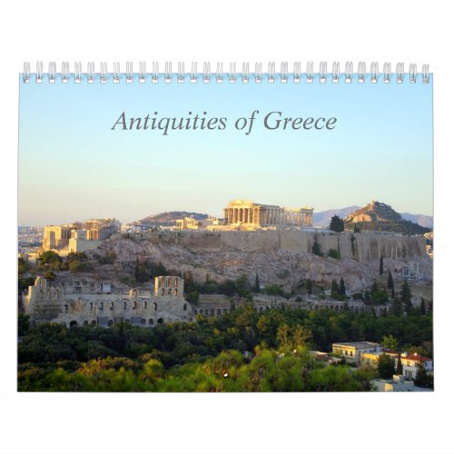 Antiquities of Greece Calendar