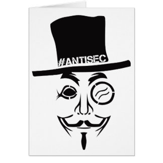 AntiSec AntiSecurity Hacker Logo Cards