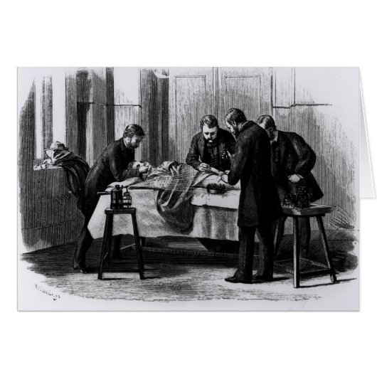 Antiseptic Surgery, 1882 Cards (Front Horizontal)