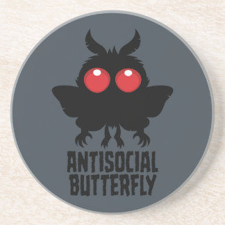Antisocial Butterfly Mothman Cryptid Coaster