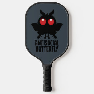 Antisocial Butterfly Mothman Cryptid Pickleball Paddle