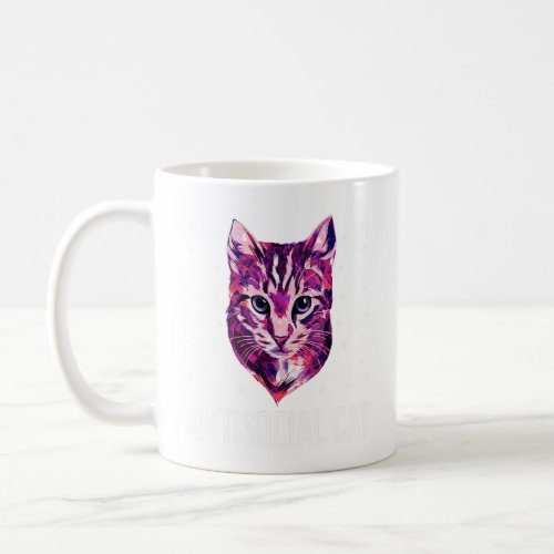 Antisocial Cat  Cat  Humor Kitten Introvert 3  Coffee Mug