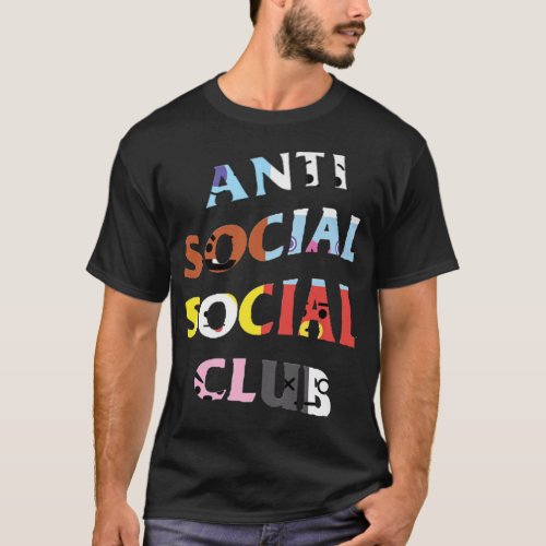 Antisocial club B21 kPOP Banner kPOP Fan Club T_Shirt